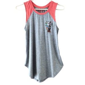Stranger Things Tank with Embroidered Characters & Upside Down Women's Size XS
